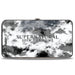 Hinged Wallet - Supernatural 4-Character Collage + Logo Clouds Grays Sepia Hinged Wallets Supernatural   