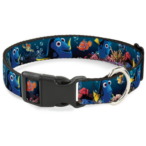 Plastic Clip Collar - Dory Poses & Friends Under the Sea Plastic Clip Collars Disney   