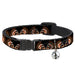 Cat Collar Breakaway - Mohawk Skulls - NO Star Breakaway Cat Collars Buckle-Down   