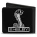 Bi-Fold Wallet - SHELBY Tiffany Box Black White Bi-Fold Wallets Carroll Shelby   
