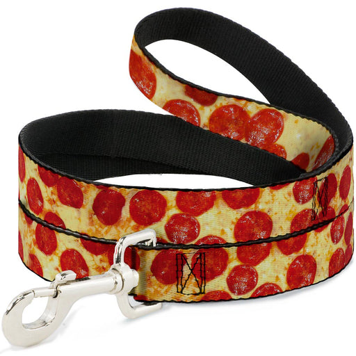 Dog Leash - Pepperoni Pizza Vivid Dog Leashes Buckle-Down   