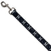 Dog Leash - Zodiac Pisces Symbol/Constellations Black/White Dog Leashes Buckle-Down   