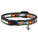 Cat Collar Breakaway - COLFAX Green Stripe Breakaway Cat Collars Buckle-Down   