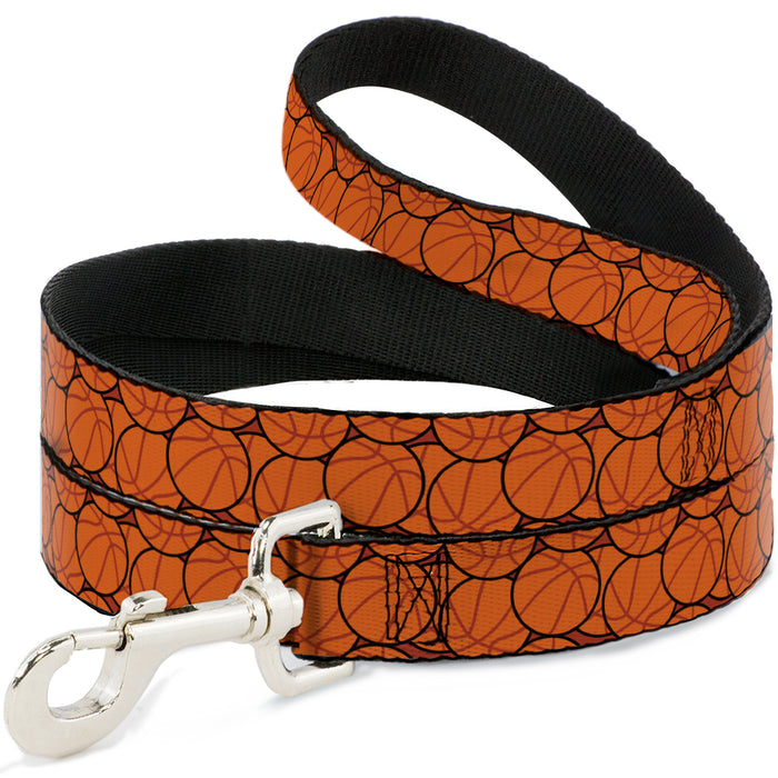 Dog Leash - Basketballs Stacked Dog Leashes Buckle-Down   