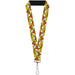 Lanyard - 1.0" - Fox Face Scattered Warm Olive2 Lanyards Buckle-Down   