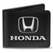 Bi-Fold Wallet - Honda Logo Black Silver White Bi-Fold Wallets Honda   
