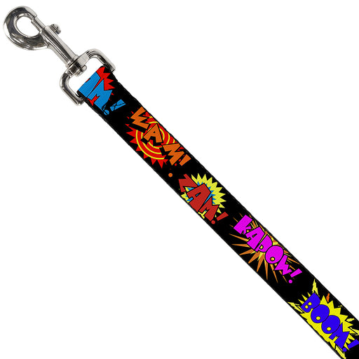 Dog Leash - Sound Effects Black/Multi Color Dog Leashes Buckle-Down   