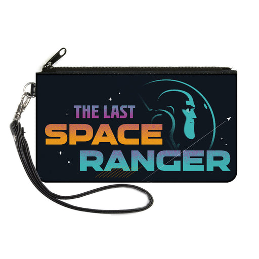 Canvas Zipper Wallet - SMALL - Lightyear Buzz THE LAST SPACE RANGER Pose Navy Multi Color Canvas Zipper Wallets Disney   