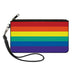 Canvas Zipper Wallet - SMALL - Rainbow Print Canvas Zipper Wallets Buckle-Down   