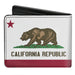 Bi-Fold Wallet - California Flag Bi-Fold Wallets Buckle-Down   