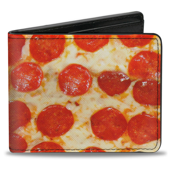 Bi-Fold Wallet - Pepperoni Pizza Vivid Bi-Fold Wallets Buckle-Down   
