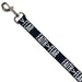 Dog Leash - FAITH Greater Than FEAR Navy Blue/White Dog Leashes Buckle-Down   