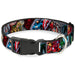 Plastic Clip Collar - Marvel Avengers Superhero/Villain Poses Plastic Clip Collars Marvel Comics   