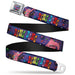 Scattered Candy Full Color Purples Seatbelt Belt - BING BONG Poses/Candy Purples/Multi Color Webbing Seatbelt Belts Disney   
