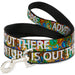 Dog Leash - ADVENTURE IS OUT THERE/Stacked Wilderness Explorer Badges Tan/Multi Color/White Dog Leashes Disney   