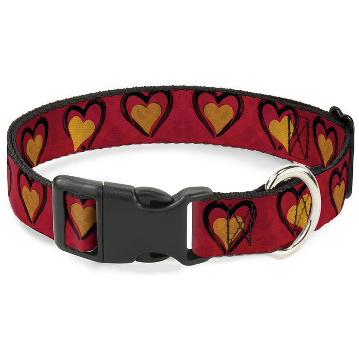 Plastic Clip Collar - Alice in Wonderland Queen's Hearts Reds/Black/Gold Plastic Clip Collars Disney   