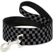 Dog Leash - Checker Black/Gray Dog Leashes Buckle-Down   