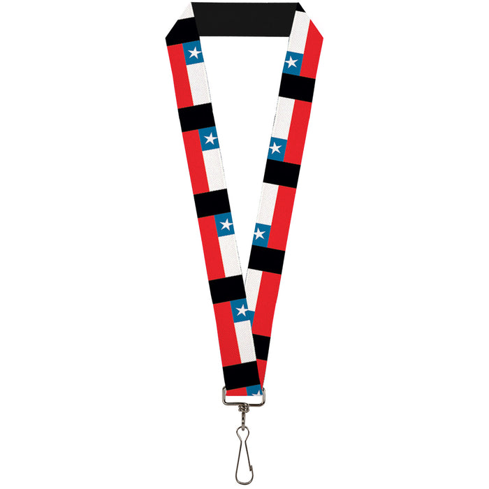 Lanyard - 1.0" - Chile Flags Lanyards Buckle-Down   