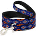 Dog Leash - Navajo Gray/Blue/Orange/Black Dog Leashes Buckle-Down   
