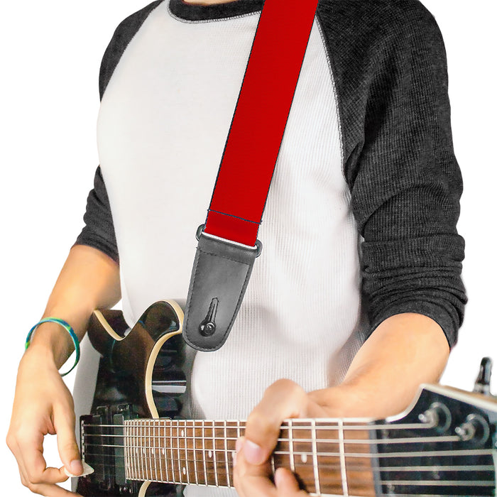 Guitar Strap - Christmas Red Guitar Straps Buckle-Down   