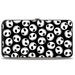 Hinged Wallet - Nightmare Before Christmas Jack Expression3 Centered Scattered Black White Hinged Wallets Disney   