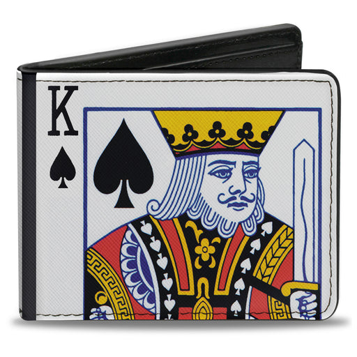 Bi-Fold Wallet - King of Spades Bi-Fold Wallets Buckle-Down   