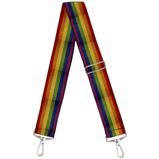 Purse Strap - Flag Pride Distressed Rainbow Purse Straps Buckle-Down   