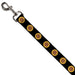 Dog Leash - Sunflower Face Repeat Black Dog Leashes Buckle-Down   