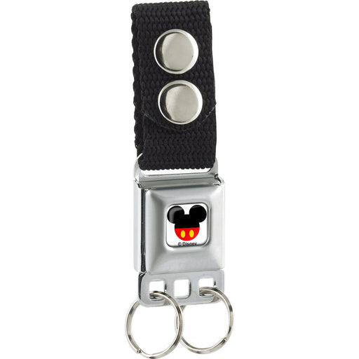 Keychain - Mickey Mouse Head w Body Fill Full Color White Black Red Yellow Keychains Disney   