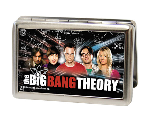 Business Card Holder - LARGE - THE BIG BANG THEORY Group FCG Metal ID Cases The Big Bang Theory   