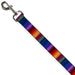 Dog Leash - Zarape3 Vertical Multi Color Fade Dog Leashes Buckle-Down   