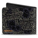 Bi-Fold Wallet - HEY ARNOLD! Arnold Pose Chalkboard Scribbles Bi-Fold Wallets Nickelodeon   