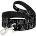 Dog Leash - Zodiac SAGITTARIUS/Constellation Black/White Dog Leashes Buckle-Down   