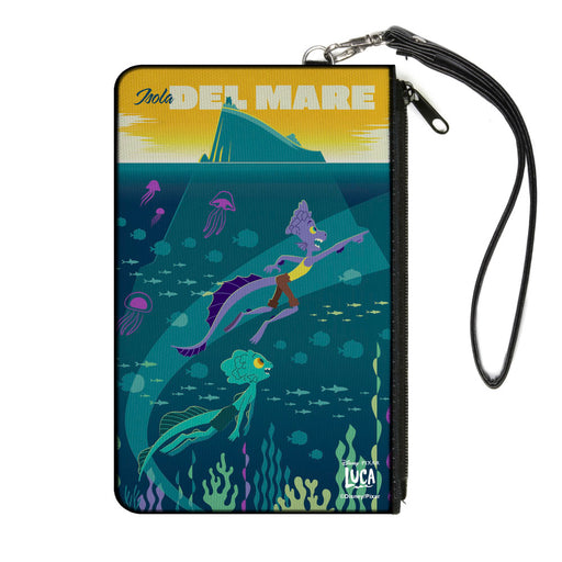 Canvas Zipper Wallet - SMALL - Luca ISOLA DEL MAR Luca and Alberto Sea Monsters Scene Canvas Zipper Wallets Disney   