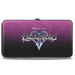 Hinged Wallet - Kingdom Hearts II Donald Sora Goofy Group Pose Symbols Scattered Pink-Fade Hinged Wallets Disney   