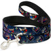 Dog Leash - 3-D TV Cats in Space Dog Leashes Buckle-Down   