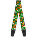 Guitar Strap - St Pat's 4-Buttons Stacked Guitar Straps Buckle-Down   
