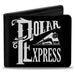Bi-Fold Wallet - Classic POLAR EXPRESS Train Logo Black White Bi-Fold Wallets Warner Bros. Holiday Movies   