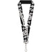 Lanyard - 1.0" - Only God Can Judge Me Black White Lanyards Buckle-Down   