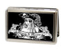 Business Card Holder - LARGE - Captain FCG Metal ID Cases Sexy Ink Girls   