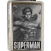 Business Card Holder - LARGE - New 52 SUPERMAN Annual Hovering Cover Pose Brushed Silver Metal ID Cases DC Comics   