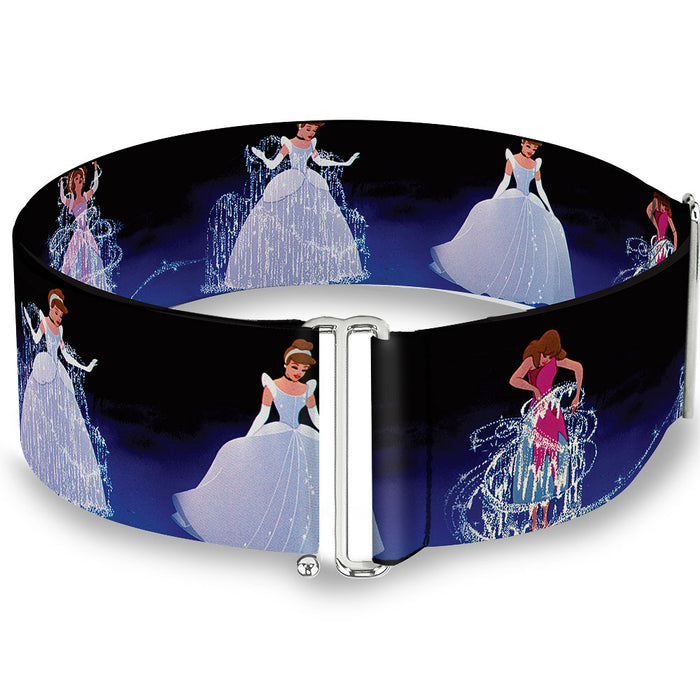 Cinch Waist Belt - Cinderella Transformation Blue Fade Womens Cinch Waist Belts Disney   