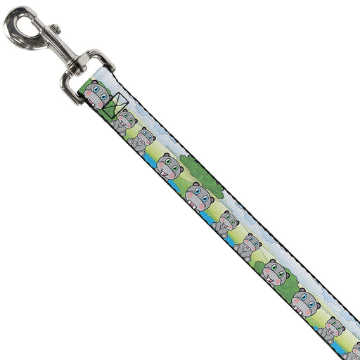 Dog Leash - Hippo Cartoon Dog Leashes Buckle-Down   