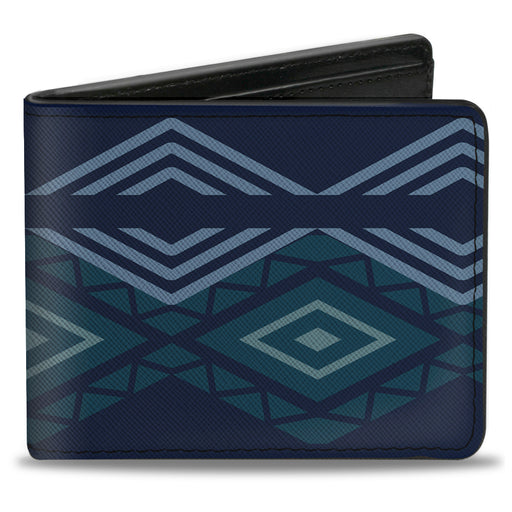 Bi-Fold Wallet - Aztec3 Blues Bi-Fold Wallets Buckle-Down   