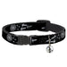 Cat Collar Breakaway with Bell - Dream Catcher Black White Breakaway Cat Collars Buckle-Down   