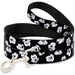 Dog Leash - Mickey Mouse Expressions Scattered Black/White Dog Leashes Disney   