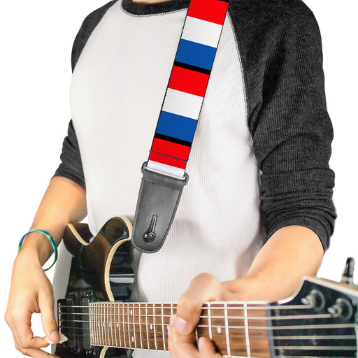 Guitar Strap - France Flags Guitar Straps Buckle-Down   