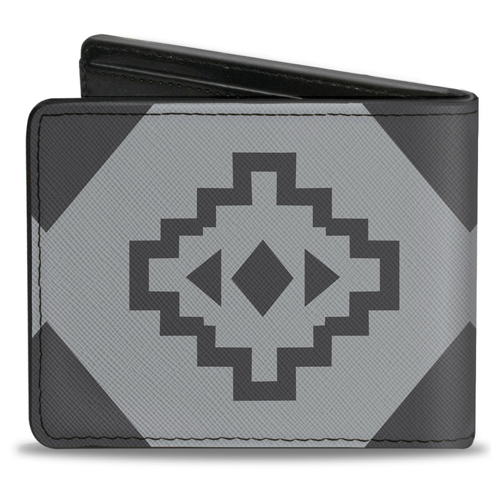 Bi-Fold Wallet - Aztec21 Tonal Grays Bi-Fold Wallets Buckle-Down   