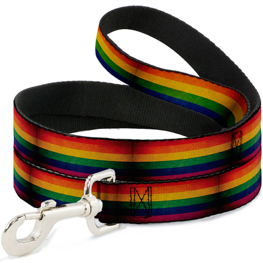 Dog Leash - Flag Pride Distressed Rainbow Dog Leashes Buckle-Down   