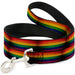 Dog Leash - Flag Pride Distressed Rainbow Dog Leashes Buckle-Down   
